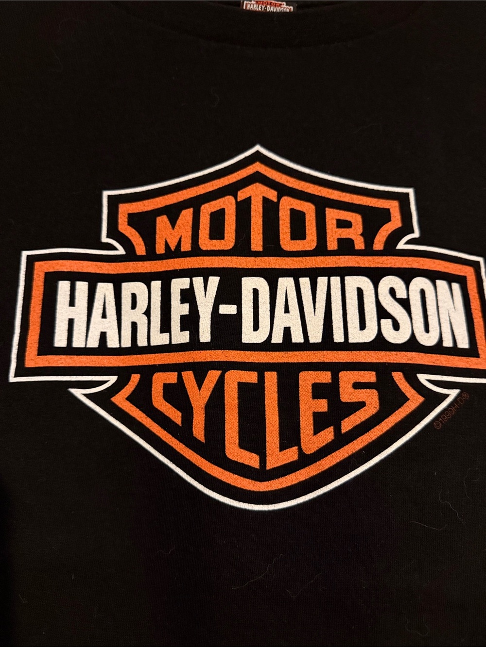 Vintage Y2K 2000 Harley-Davidson Black Tee  savannah, Georgia